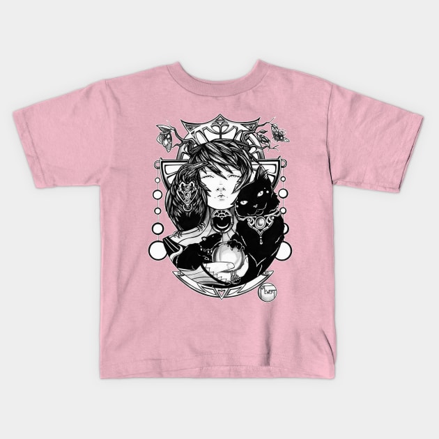 Queen of Night Kids T-Shirt by Nat Ewert Art